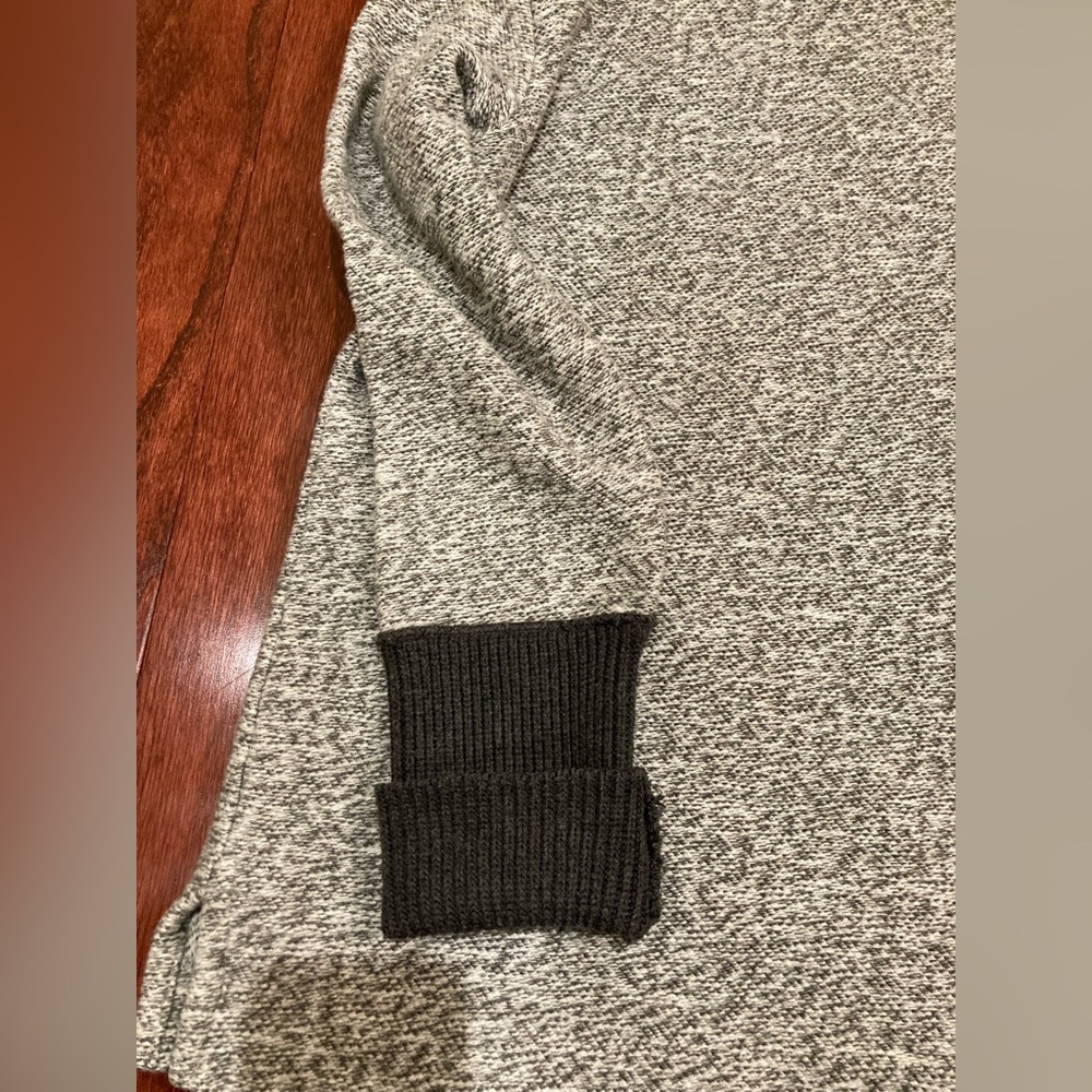Lands’ End Cowlneck Heather Gray Sz S 6-8 - Picture 12 of 13